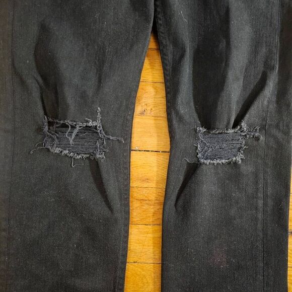 Rag & Bone Mens Jeans 36x33 Black Standard Issue 1 Skinny Stretch - Picture 3 of 10